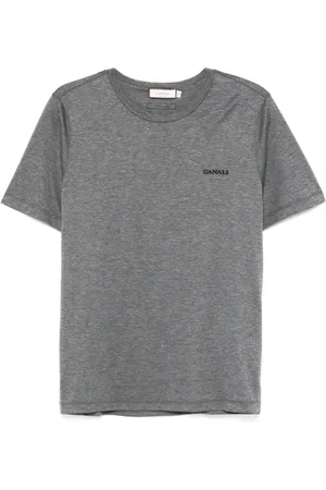 CANALI Camiseta con logo bordado