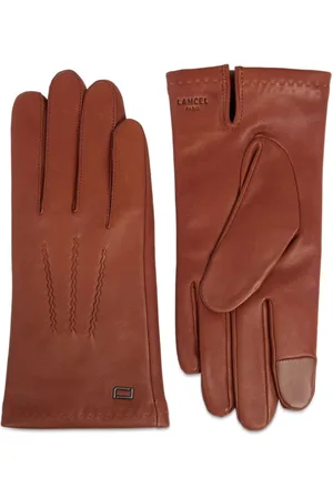 LANCEL Guantes Sellier con logo