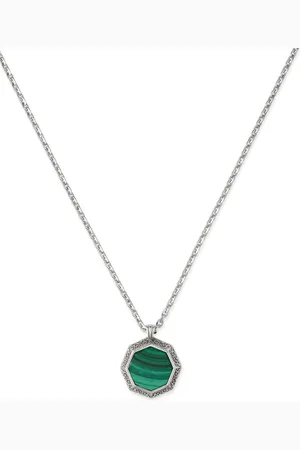 EMANUELE BICOCCHI Collar con colgante de malaquita