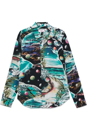 MARTINE ROSE Camisa con ilustración estampada