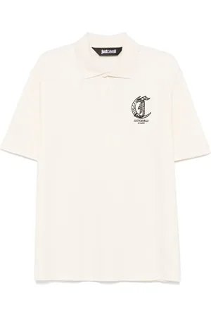 Roberto Cavalli Polo con logo bordado