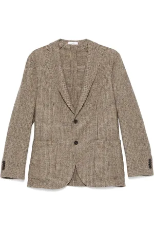 Boglioli Blazer con monograma en jacquard