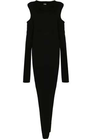 Rick Owens Vestido largo con detalle de aberturas