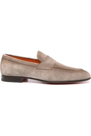 santoni Mocasines con logo grabado