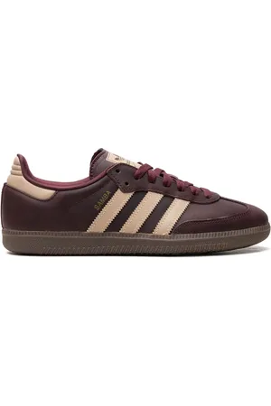 adidas Zapatillas Samba OG "Maroon/Crystal Sand/Gold Metallic"