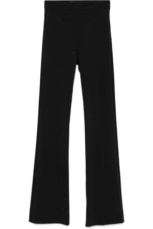 NISSA Pantalones con aplique de cristales