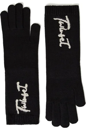 Twin-Set Guantes con logo bordado