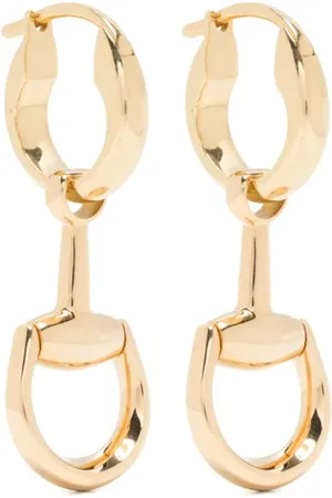 Gucci Pendientes Horsebit en oro amarillo de 18 ct