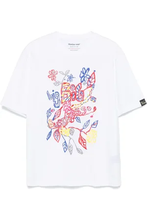 MARTINE ROSE Camiseta con motivo en el pecho