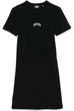 GCDS Vestido corto con logo bordado