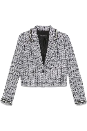 Karl Lagerfeld Chaqueta con detalle de perlas artificiales