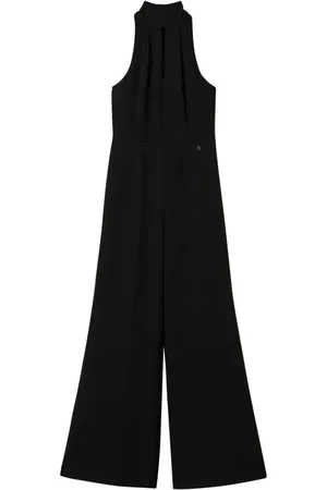 Twin-Set Mono largo cady con cuello halter
