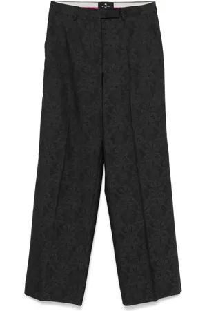 Etro Pantalones con motivo en jacquard