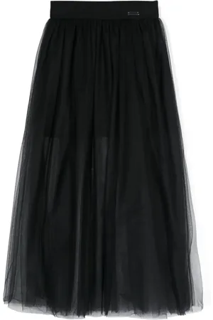 MONNALISA Falda midi con placa del logo