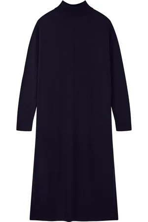 Chinti & Parker Vestido midi con cuello vuelto