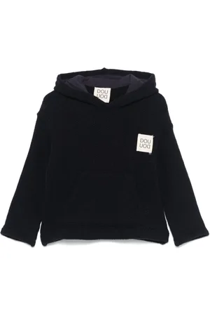 DOUUOD KIDS Sudadera lisa con capucha