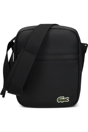 Lacoste Bolso messenger con aplique del logo