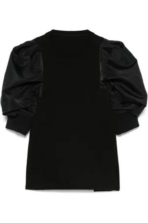 SACAI Camiseta con manga farol