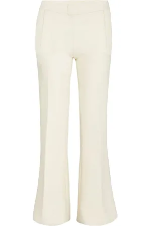 Giambattista Valli Pantalones acampanados con cinturón