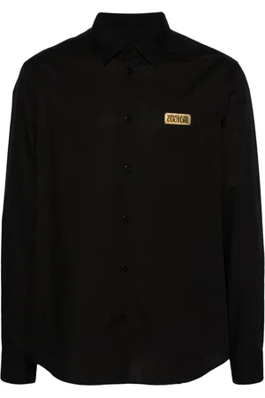 VERSACE Camisa con placa del logo