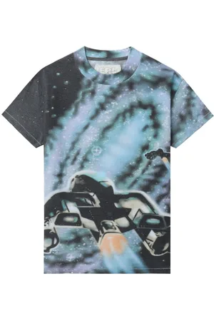 ERL Camiseta con estampado espacial