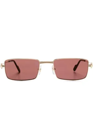Cartier Gafas de sol con montura rectangular