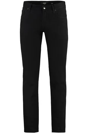 Fendi Vaqueros slim con bordado FF