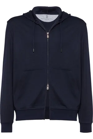 Brunello Cucinelli Sudadera lisa con capucha