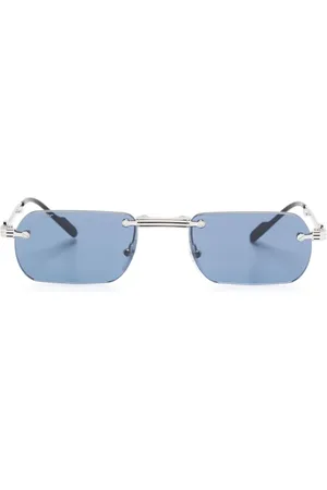 Cartier Gafas de sol con montura rectangular