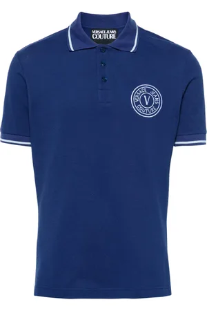 VERSACE Polo con logo bordado