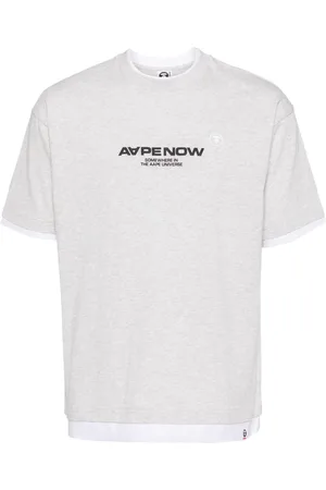 A Bathing Ape Camiseta con logo estampado