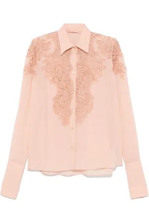 ERMANNO SCERVINO Camisa con detalles de encaje