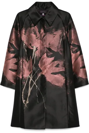 TALBOT RUNHOF Abrigo con estampado floral