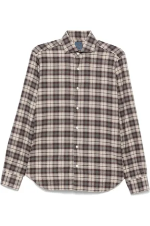 BARBA Camisa a cuadros