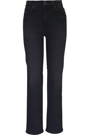 AG Jeans Vaqueros rectos con parche del logo