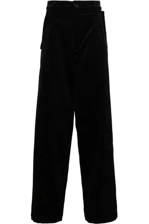 YOHJI YAMAMOTO Pantalones con cierre de botón