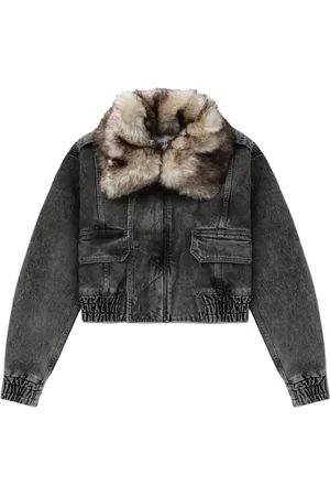 Vaquera Chaqueta bómber corta
