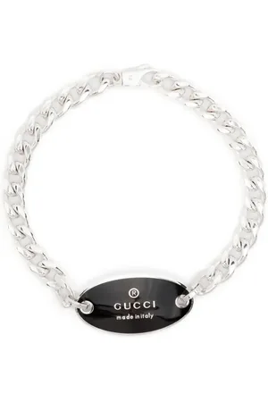 Gucci Pulsera Trademark en plata de ley