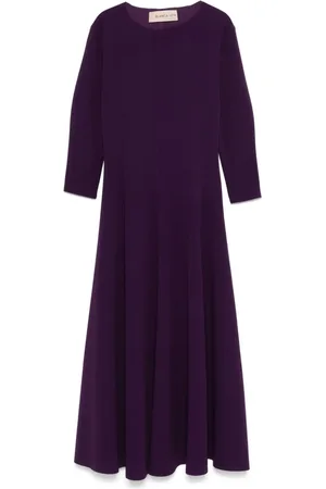 BLANCA Vestido midi texturizado