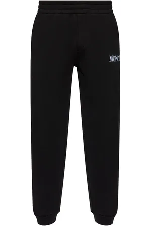 Moncler Pantalones de chándal con logo bordado