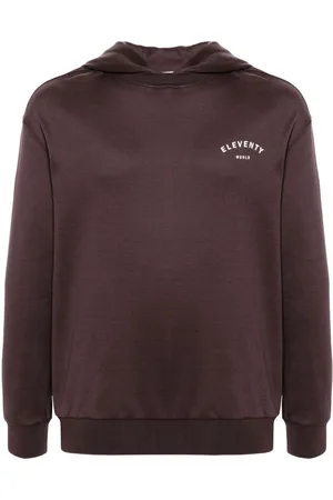 ELEVENTY Sudadera con capucha y logo
