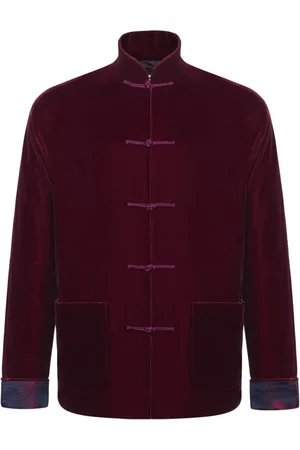 SHANGHAI TANG Chaqueta con motivo de dragón en jacquard