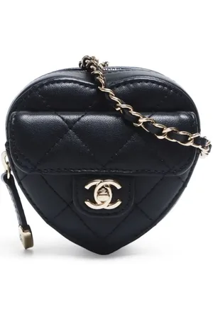 CHANEL Bolso de hombro mini con logo CC 2022