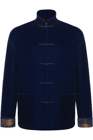 SHANGHAI TANG Chaqueta con motivo de dragón en jacquard
