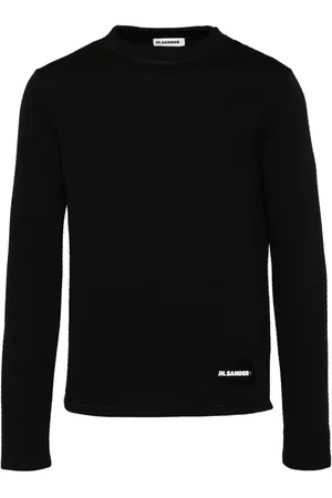 Jil Sander Camiseta texturizada de manga larga