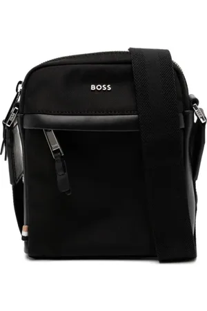 HUGO BOSS Bolso messenger con logo en relieve