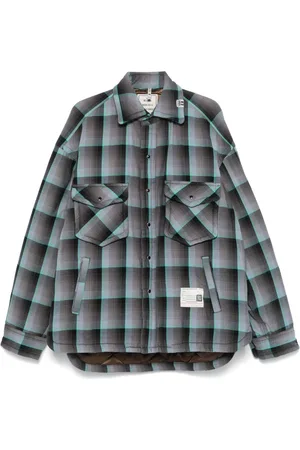 Maison Mihara Yasuhiro Chaqueta de cuadros