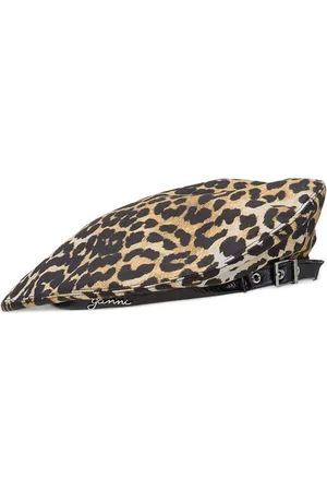 Ganni Boina con estampado de leopardo