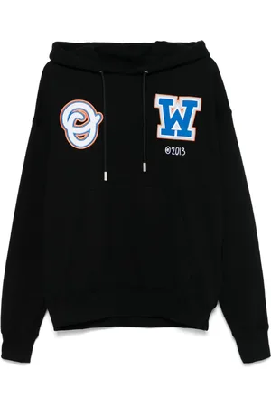 OFF-WHITE Sudadera con capucha y parche Wiz