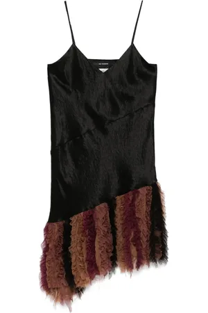SONG FOR THE MUTE Slip dress con detalle de gasa
